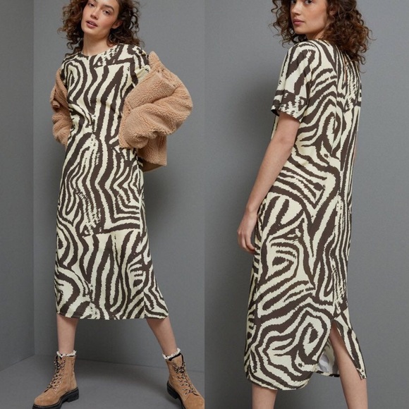 Anthropologie Dresses & Skirts - ⚡️⚡️NWT Anthropologie Corey Lynn Zebra Maxi Dress
